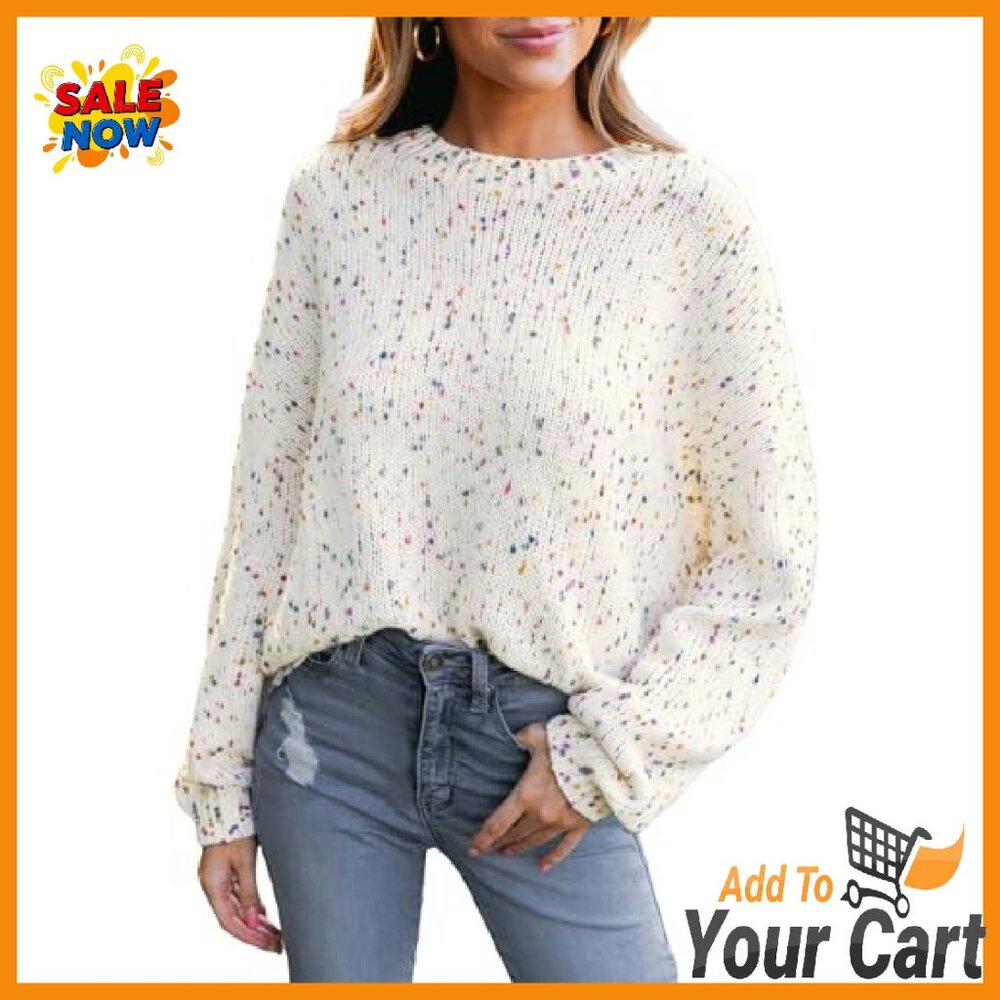 Lightweight Ribbed Pullover Sweater Long Sleeve C… - image 2